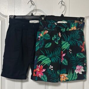 2 pairs of Abercrombie kids shorts size 7/8
